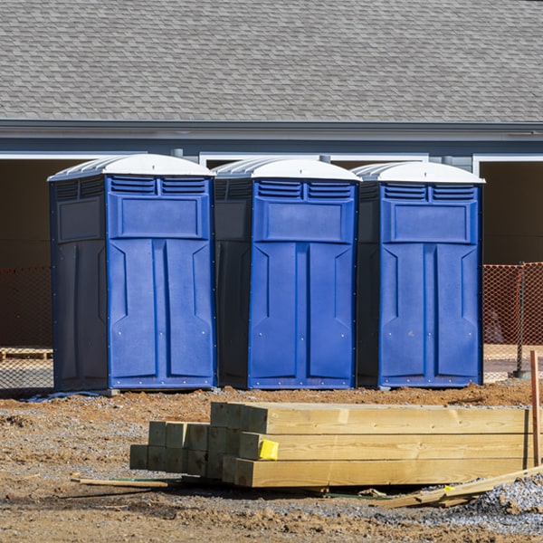 is there a specific order in which to place multiple porta potties in West Yellowstone